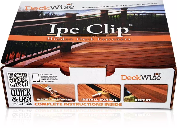 Deckwise - Ipe Extreme S Clips (5/32") - 100 SQ FT
