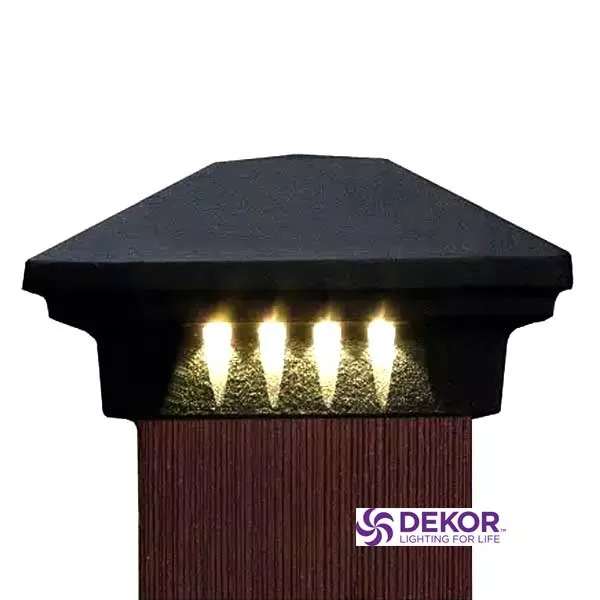 Dekor Pyramid Post Cap Lights