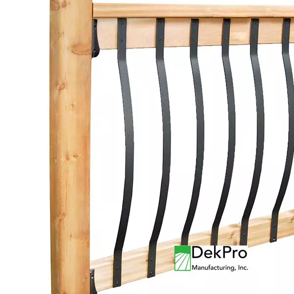 DekPro Bow Face Mount Balusters