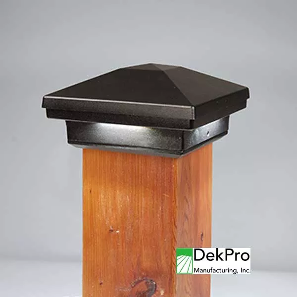 DekPro Effex Avalanche Down Light Pyramid Post Caps