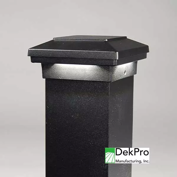 DekPro Effex Cascade Down Light Flat Top Post Caps