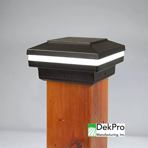 DekPro Effex Flat Glow Ring Post Caps