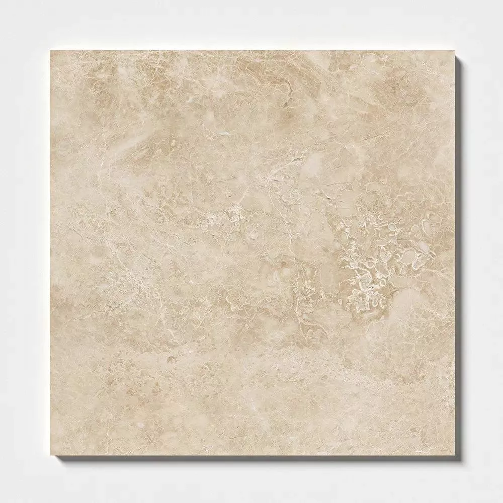 Delicate Beige Polished Marble Tiles 18x18