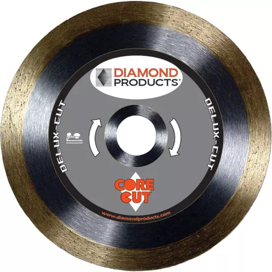 Delux-Cut Tile Diamond Blade - 4" x .060 x 5/8"