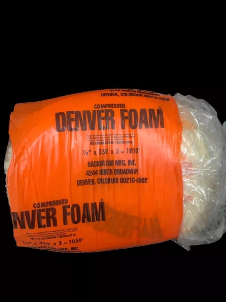 Denver Foam 7/8: Open Cell Backer Rod 1050′