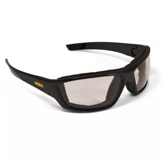 Dewalt Converter Safety Glasses - Black Frame - fog Lens - Indoor/Outdoor Anti