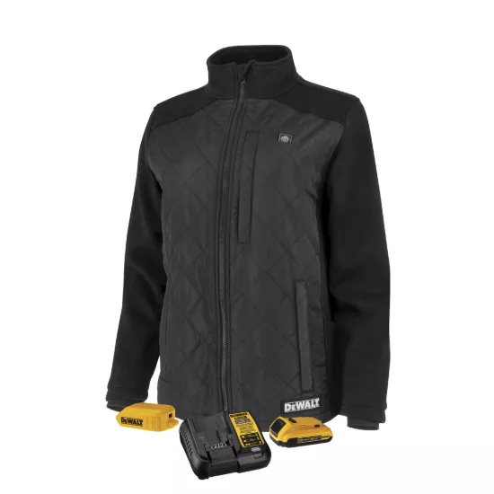 Dewalt Women's Heated Hybrid Jacket - Black - Size S - Kit