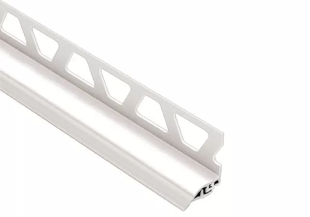Dilex AS Movement Joint Plastic PVC Tile Edging Trim - Bright White