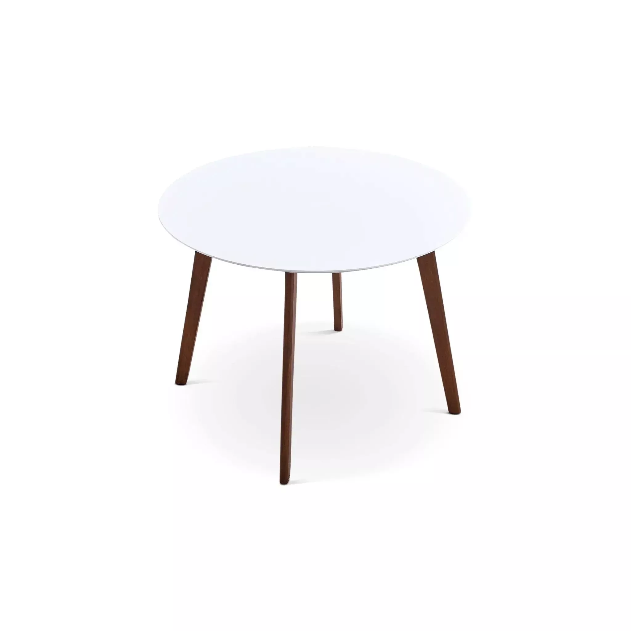 Dining Table - Brown / White