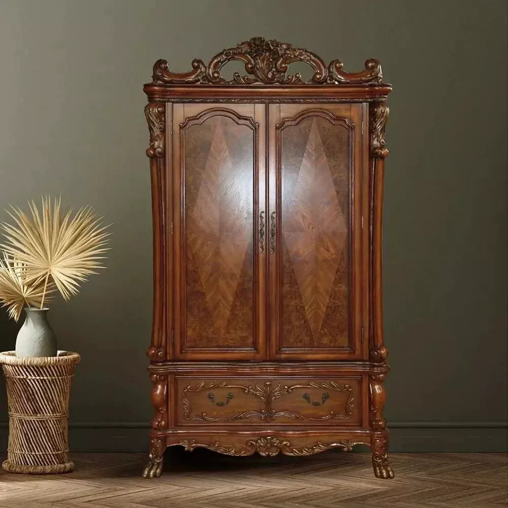 Dresden - Wardrobe/TV Armoire - Cherry Oak