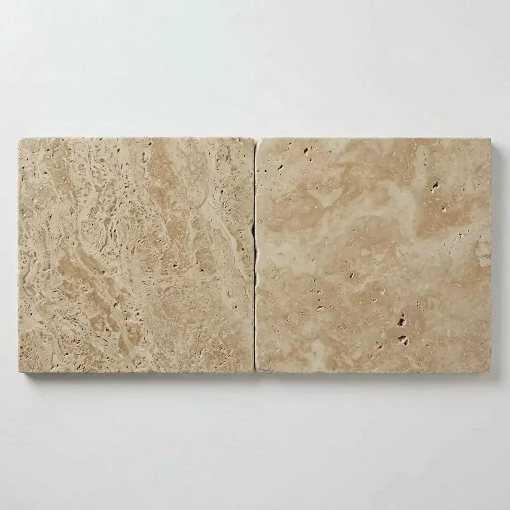 Durango 24x24 3cm Brushed & Lightly Chiseled Travertine Paver