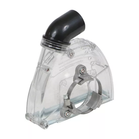 Dustless 5" Universal Cutting Dust Shroud with 18" Hose