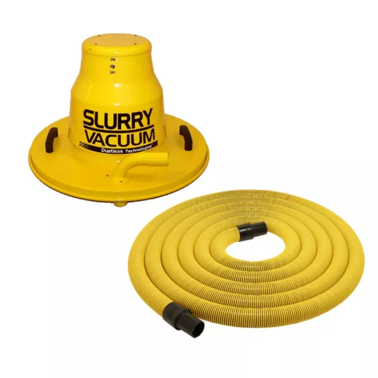 Dustless 55 Gallon Industrial Slurry Vac Topper - 120V, With Hose