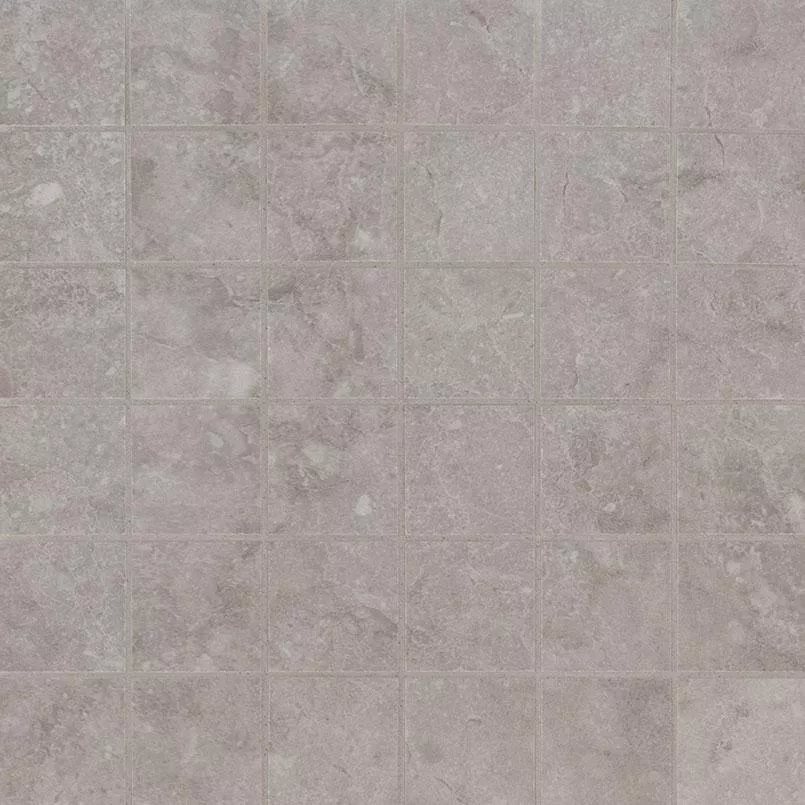 Essentials Ceramic Mosaic in Ansello Grey - 2x2 Square Matte