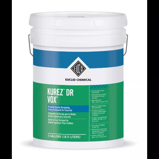 Euclid Kurez DR VOX Concrete Cure - 5 Gallon Pail