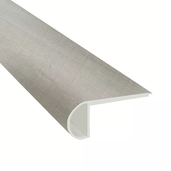 Everlife LVT Whitby White Luxury Vinyl Moulding / Trim - 3" x 94" Flush Stair Nose
