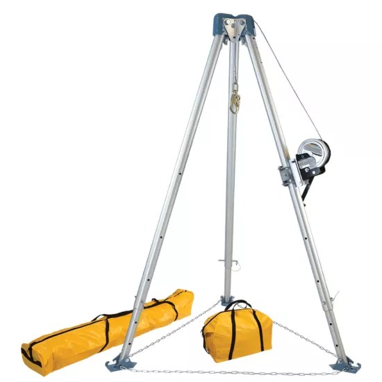 FallTech 11' Tripod Kit with 7297 Winch and Storage Bags