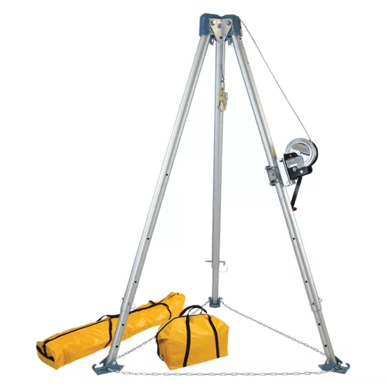 FallTech 11' Tripod Kit with 7298 Winch and Storage Bags