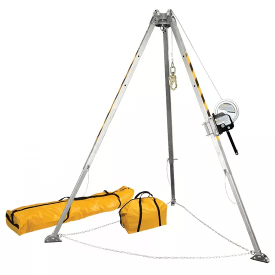 FallTech 8' Tripod Kit with 7297 Winch and Storage Bags