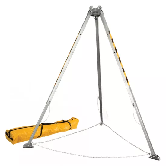 FallTech Confined Space Tripod 5' - 8' Adjustable with Storage Bag