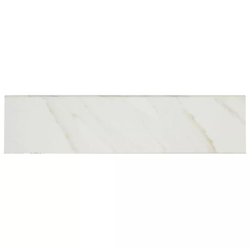 Florentine Carrara Porcelain Floor & Wall Trim - 3" x 12" Bullnose