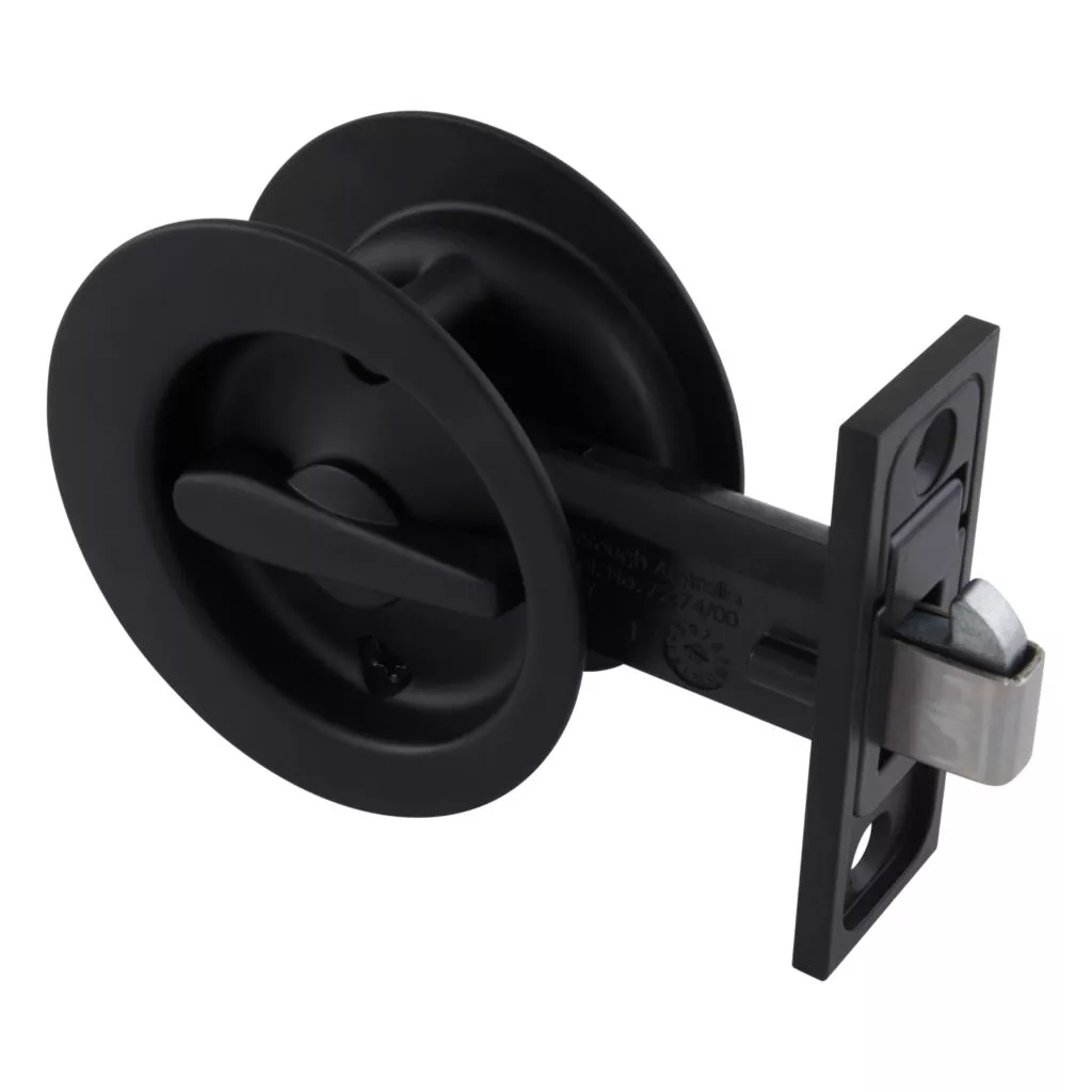 Gainsborough Cavity Sliding Door Set – Privacy – Matte Black