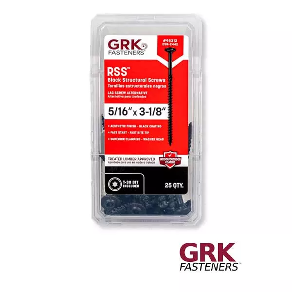 GRK Black RSS Structural Screws