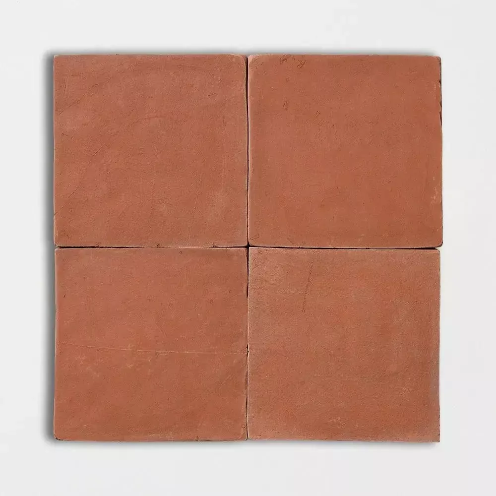 Handmade Cotto Dark Natural Terracotta Tiles 6x6
