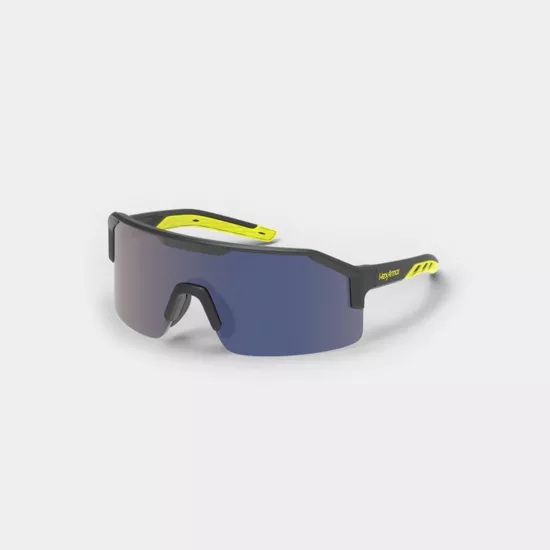 HexArmor Shockwave Safety Glasses - HiVis Blue Mirror AS