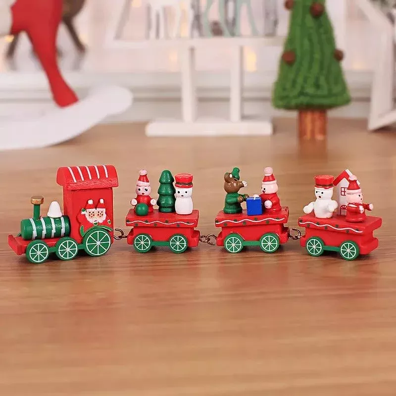 Holly Jolly Wooden Train