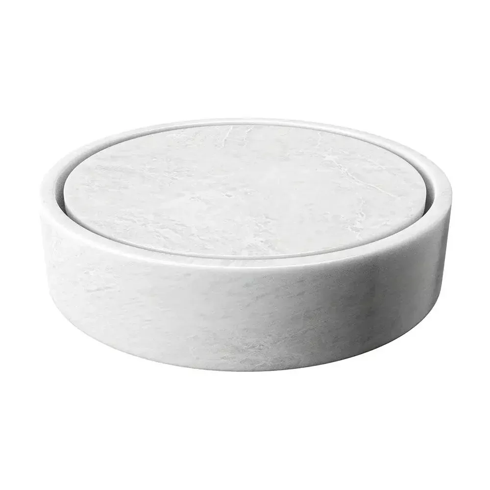 Iceberg Honed Serenity Marble Sink 18x6