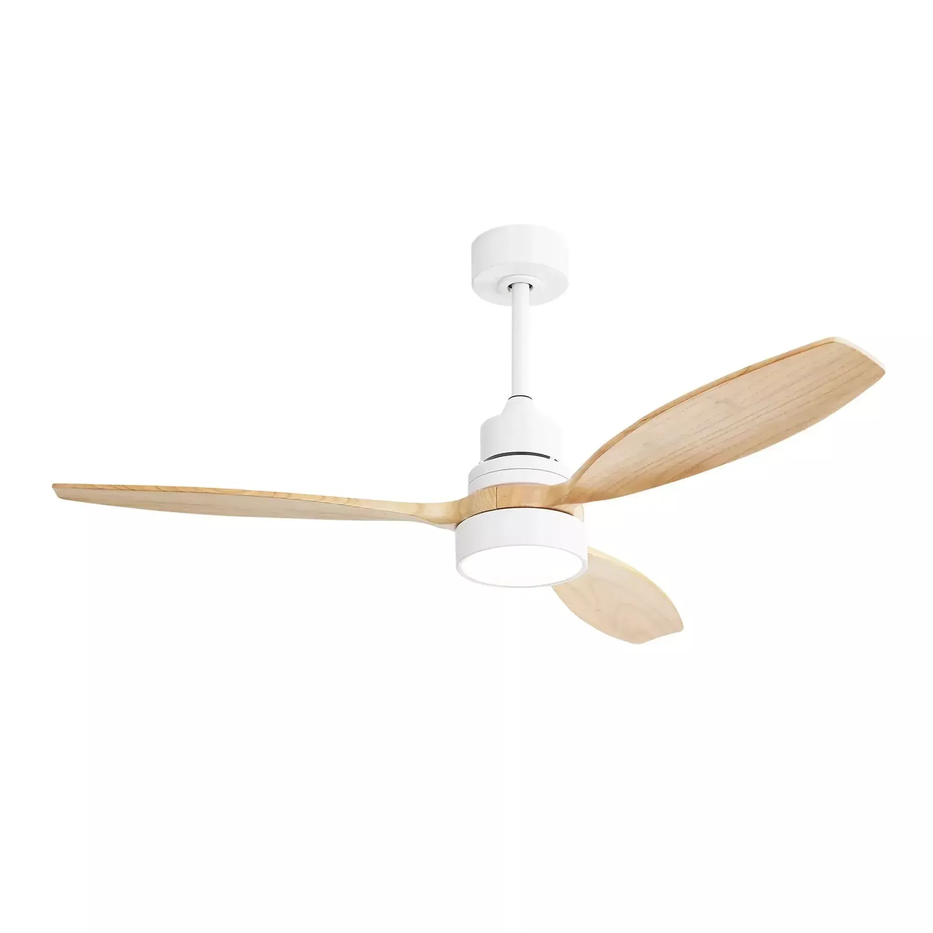 Indoor Ceiling Fan With Dimmable LED Light, 6 Speed Remote ControlLED DC Motor, Reversible Blades