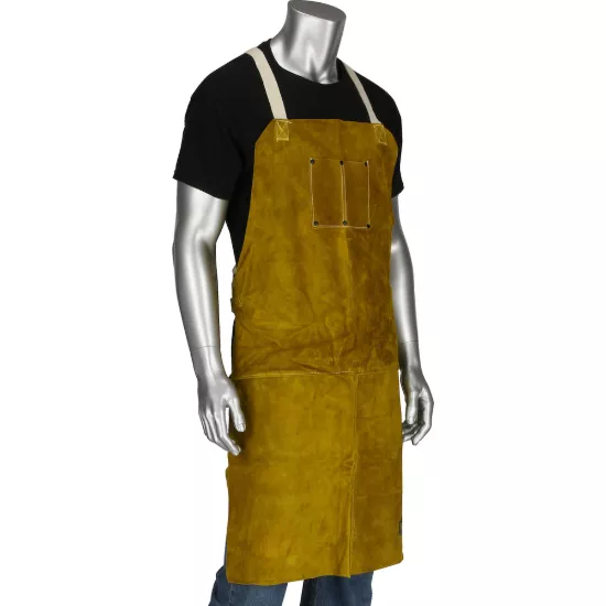 Ironcat Split Leather Welding Apron - 42"