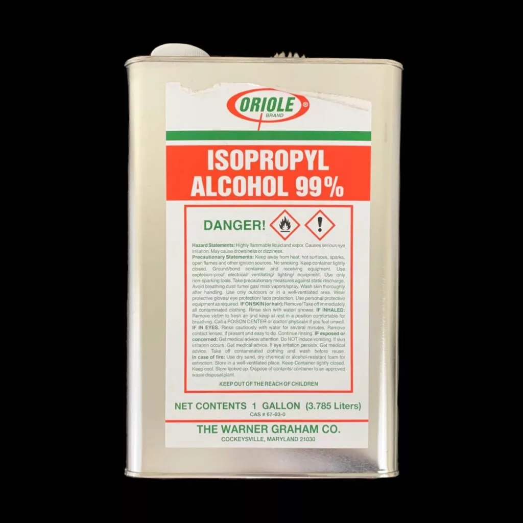 Isopropyl Alcohol 99%: Cleaner 1 Gallon