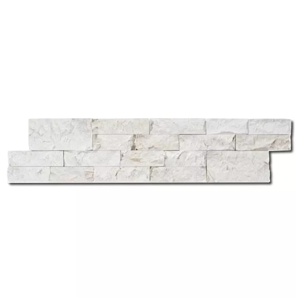 Ivory Travertine Ledger Panel 6x24 Splitface