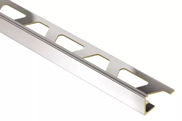 Jolly Metal Tile Edging Trim - Chrome Plated Solid Brass