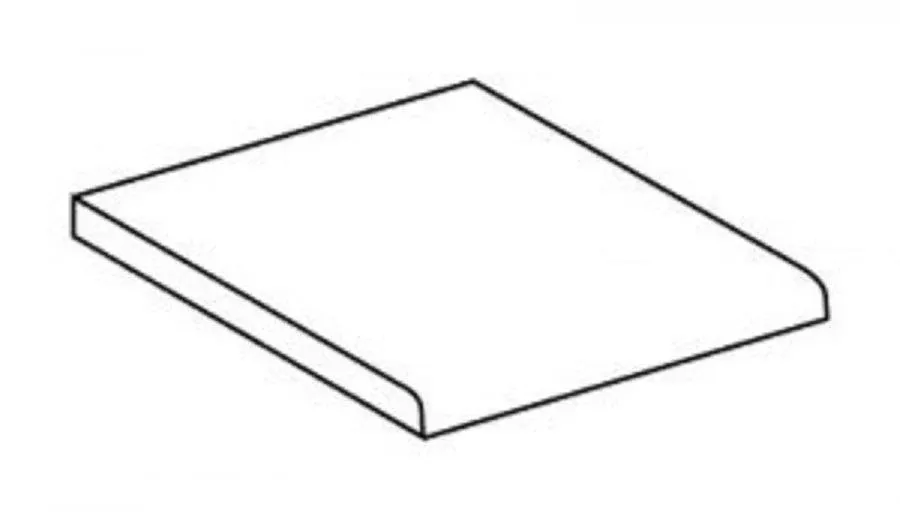 Joya Albi Textured, Lappato 3x3 Porcelain Surface Bullnose