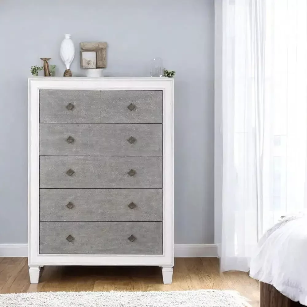 Katia - Chest - Rustic Gray & Weathered White