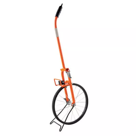 Keson Metal Professional Measuring Wheel with Spoked Wheel 3' Orange
