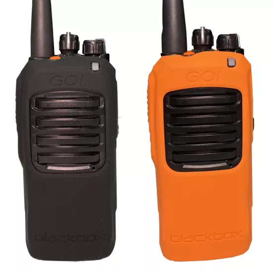 Klein Electronics RadioGrips Silicone Case for GO Digital Analog Two-Way Radio Black