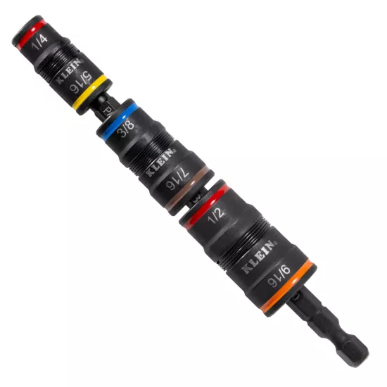 Klein Tools 7-in-1 Impact Flip Socket Set