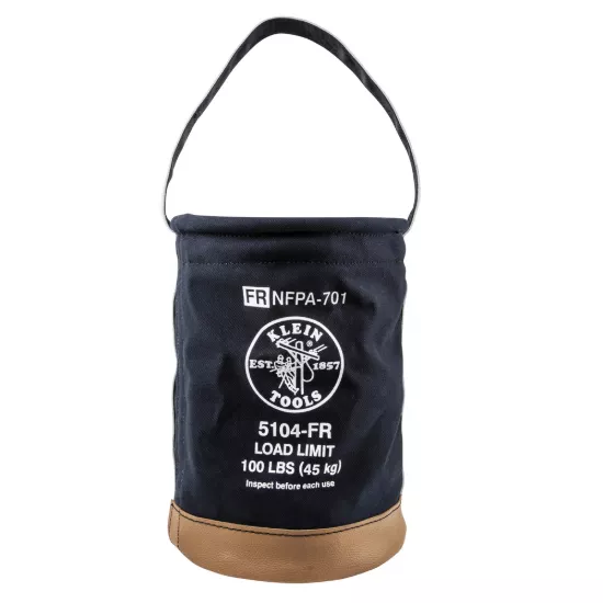 Klein Tools Canvas Bucket - Flame-Resistant - 12"