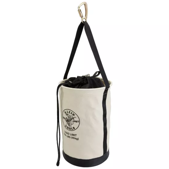 Klein Tools Canvas Bucket with Drawstring Close - 22"