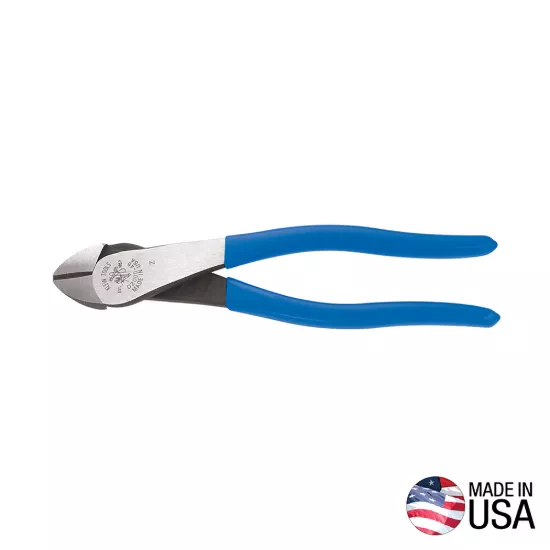 Klein Tools Diagonal Cutting Pliers - Angled Head - 8"