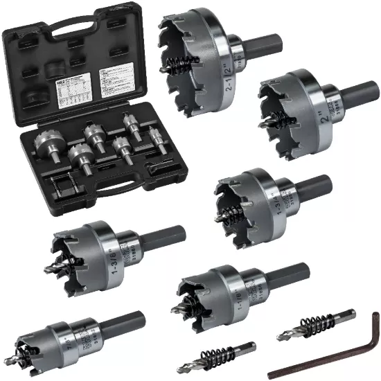 Klein Tools Hole Cutter Kit - Master Electrician Hole Cutter - 8 Piece