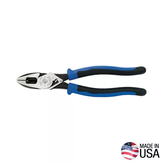 Klein Tools Lineman's Pliers - Fish Tape Pull/Crimping - 9"