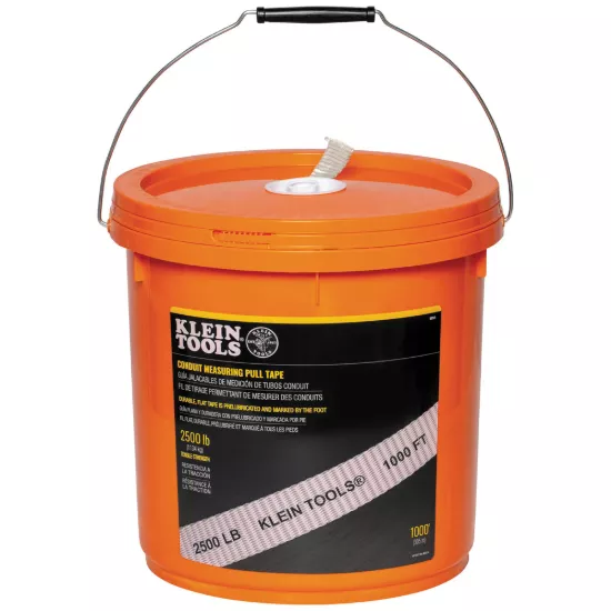 Klein Tools Multi-Groove Fiberglass Fish Tape with Nylon Tip - 100'