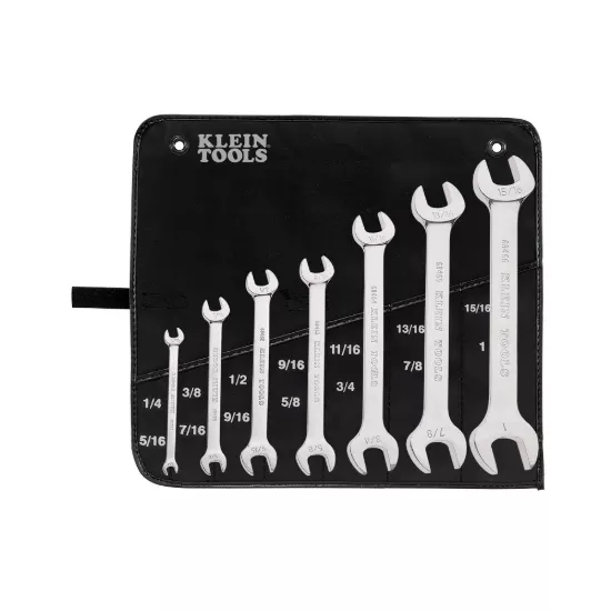 Klein Tools Open-End Wrench Set - 7 Piece