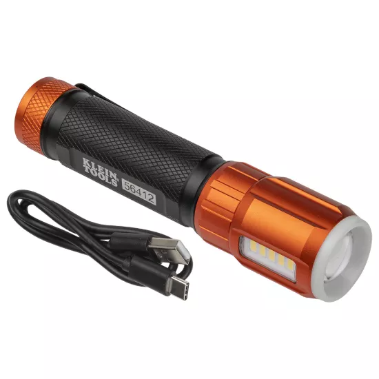 Klein Tools Rechargeable LED Flashlight with Worklight