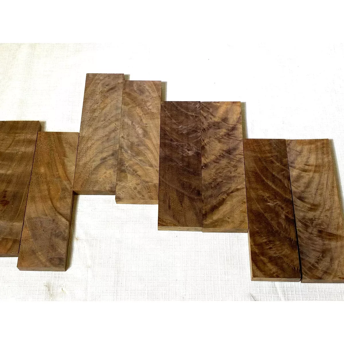 Knife Scales / Gun Grips - 4-pack - Quilted Black Walnut - Large Variety - Free Shipping!